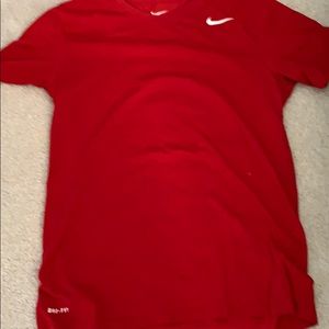 Red Nike Dri-Fit T-Shirt